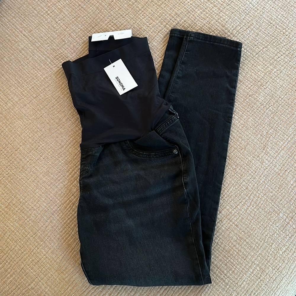NWT Sonoma maternity jeggings